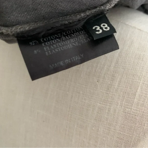 Costume National Gray Dress Tunic Asymmetrical Shredded - Picture 8 of 8